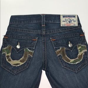 Men’s Camo Stitched True Religion Jean